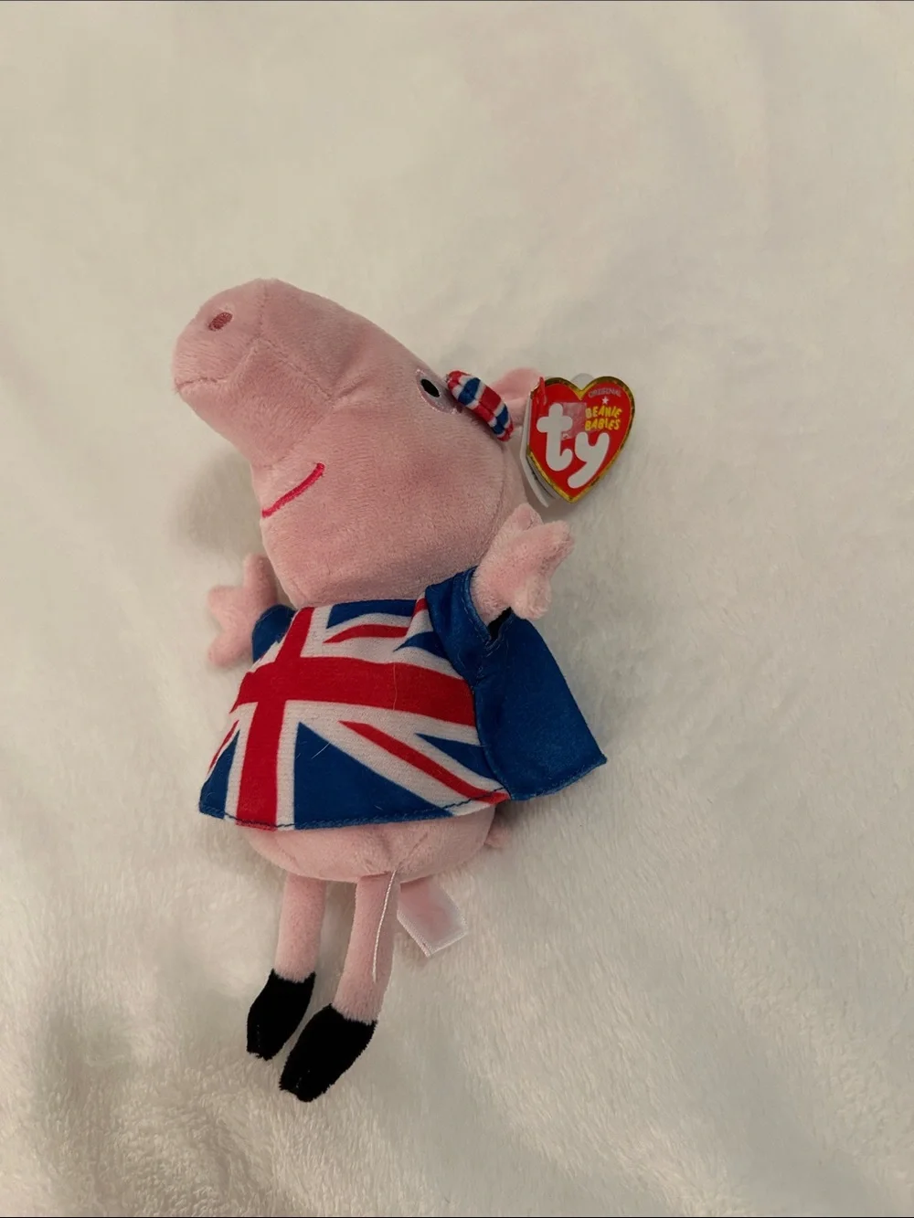 TY Union Jack Peppa Pig Plush New With Tags